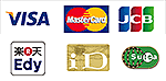 VISACARD、MASTERCARD、JCBCARD